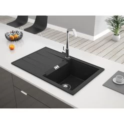 Miló Einbauspüle Granitverbundstoff Piatto 78 Graphit -Küchenwerkzeug – los geht’s! 5903140018315 30