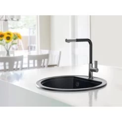 Miló Einbauspüle Granitverbundstoff Olli 51 Graphit -Küchenwerkzeug – los geht’s! 5903140018346 30