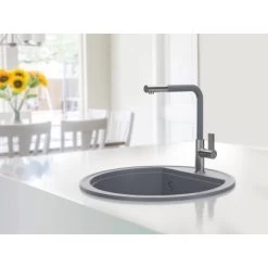 Miló Einbauspüle Granitverbundstoff Olli 51 Grau -Küchenwerkzeug – los geht’s! 5903140018353 30