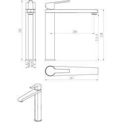Schütte Küchenarmatur Vita Verchromt -Küchenwerkzeug – los geht’s! 59 4008431338507 Zeichnung