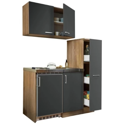 Respekta Miniküche MK130ESGOS 130 Cm Grau-Eiche Sägerau Nachbildung 9 Respekta Miniküche MK130ESGOS 130 Cm Grau-Eiche Sägerau Nachbildung – Bild 7