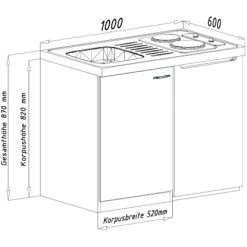 Respekta Miniküche MK100ESSC 100 Cm Schwarz-Eiche Sägerau Nachbildung 12 Respekta Miniküche MK100ESSC 100 Cm Schwarz-Eiche Sägerau Nachbildung -Küchenwerkzeug – los geht’s! 6298152 4384 3