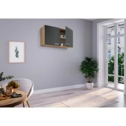 Respekta Miniküche MK100ESGOS 100 Cm Grau-Eiche Sägerau Nachbildung -Küchenwerkzeug – los geht’s! 6298491 4384 7