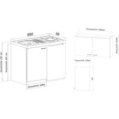 Respekta Küchenzeile MK100ESROS 100 Cm Rot-Eiche Sägerau Nachbildung 13 Respekta Küchenzeile MK100ESROS 100 Cm Rot-Eiche Sägerau Nachbildung -Küchenwerkzeug – los geht’s! 6298509 4384 3