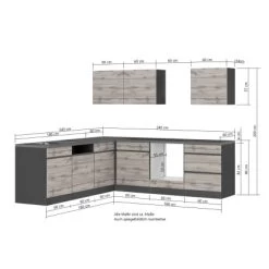 Held Möbel Winkelküche Turin 240 X 240 Cm Graphit-Wotaneiche Ohne E-Geräte 24 Held Möbel Winkelküche Turin 240 X 240 Cm Graphit-Wotaneiche Ohne E-Geräte -Küchenwerkzeug – los geht’s! 63527 11016600 1112.6311 5