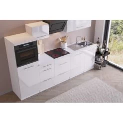 Respekta Premium Küchenzeile RP280HWW42060BS 280 Cm Hochglanz Weiß -Küchenwerkzeug – los geht’s! 652277 4384 03