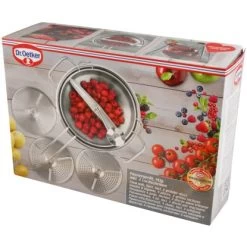 Dr. Oetker Passiergerät 4-teilig -Küchenwerkzeug – los geht’s! 653401 1605 03