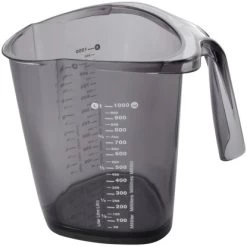 Dr. Oetker Messbecher 1 L Transparent-Grau
