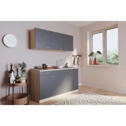 Respekta Singleküche Luis 150 Cm Grau-Eiche Sägerau -Küchenwerkzeug – los geht’s! 658045 4384 3