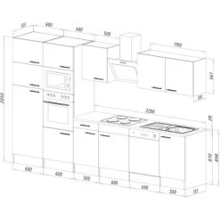 Respekta Küchenzeile Ohne E-Geräte 340 Cm Grau Seidengl.-Eiche York -Küchenwerkzeug – los geht’s! 67 4384 LBKB340EYGMIGKE 04