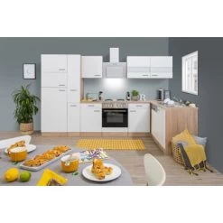 Respekta Winkelküche KBL310ESWS 310 Cm Weiß-Eiche Sonoma Sägerau Nachbildung -Küchenwerkzeug – los geht’s! 6862304 KBL310ESWSC 03