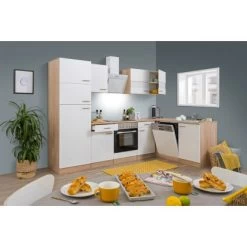 Respekta Winkelküche KBL280ESWSC 280 Cm Weiß-Eiche Sonoma Sägerau Nachbildung -Küchenwerkzeug – los geht’s! 6862528 KBL280ESWSC 01