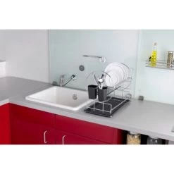 Wenko Geschirrabtropfer Premium Duo Schwarz-Chrom 36 Cm X 50 Cm X 24 Cm -Küchenwerkzeug – los geht’s! 686734 1068 3