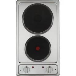 Respekta Domino-Kochfeld KM9111EN Mit 2 Kochmulden Edelstahl