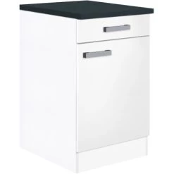 Optifit Unterschrank Salo214 50 Cm Weiß