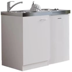 Respekta Miniküche Pantry 100S 100 Cm Weiß -Küchenwerkzeug – los geht’s! 7143852 4384 6