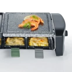 Severin Raclette-Grill RG 9645 Mit Naturgrillstein 1400 W -Küchenwerkzeug – los geht’s! 71 2254 rg9645 deko rechts