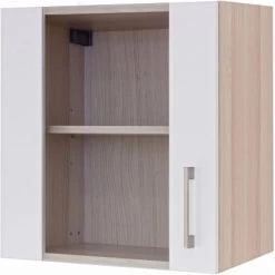Flex-Well Exclusiv Glas-Hängeschrank Abaco 50 Cm Perlmutt
