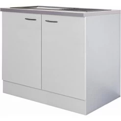 Flex-Well Classic Spülenunterschrank Wito 100 Cm Weiß