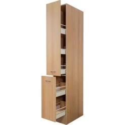 Flex-Well Classic Apothekerschrank Nano 200 Cm X 30 Cm X 57 Cm Buche