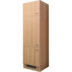 Flex-Well Classic Geräteumbauschrank Nano 60 Cm Buche Nachbildung