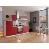Respekta Küchenzeile KB270WRC 270 Cm Rot-Weiß -Küchenwerkzeug – los geht’s! 7461 4384 neu KB270WRCG 01