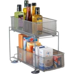 Wenko Schubladenregal 2 Etagen Metall Silber -Küchenwerkzeug – los geht’s! 746248 1068 4