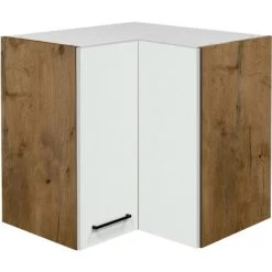 Flex-Well Exclusiv Eck-Oberschrank Vintea 60 X 60 Cm Magnolie Matt-Lancelot Oak
