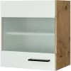 Flex-Well Exclusiv Glas-Oberschrank Vintea 50 Cm Magnolie Matt - Lancelot Oak -Küchenwerkzeug – los geht’s! 756460 4051 HGH50Vintea K