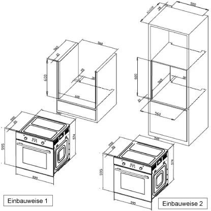 Respekta Backofen-Hauben Set EBDH-SET44090BS 90 Cm Black Steel 8 Respekta Backofen-Hauben Set EBDH-SET44090BS 90 Cm Black Steel – Bild 6