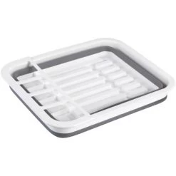 Wenko Geschirrabtropfständer Faltbar Grau/Weiß -Küchenwerkzeug – los geht’s! 762093 1068 54780100 de 06