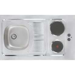 Respekta Miniküche KB160ESWMI 160 Cm Weiß-Eiche Sonoma Nachbildung Mikrowelle 21 Respekta Miniküche KB160ESWMI 160 Cm Weiß-Eiche Sonoma Nachbildung Mikrowelle -Küchenwerkzeug – los geht’s! 7630312 4384 9