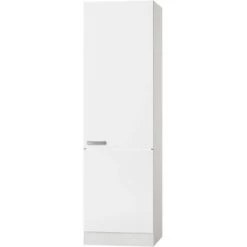 Hochschrank 60 Cm OPTIkult Oslo214 Feinstruktur Weiß