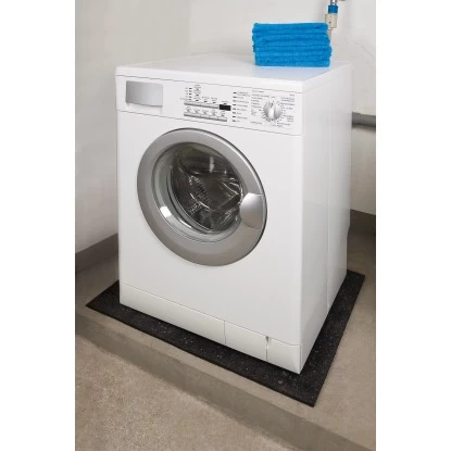 Waschmaschinen-Unterlage Regupol 6510G 60 Cm X 60 Cm X 1 Cm Schwarz 4 Waschmaschinen-Unterlage Regupol 6510G 60 Cm X 60 Cm X 1 Cm Schwarz – Bild 2