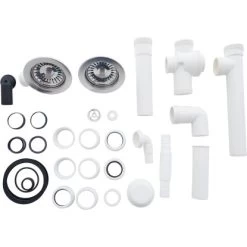 Respekta Einbauspüle Mineralite Houston 100 Cm X 50 Cm Weiß -Küchenwerkzeug – los geht’s! 793 4384 HOUSTON100X50W 14