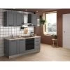 Marinelli Cucine Küchenzeile Liliane 195 Cm Anthrazit-Eiche Hell -Küchenwerkzeug – los geht’s! 806891866394 2675 2