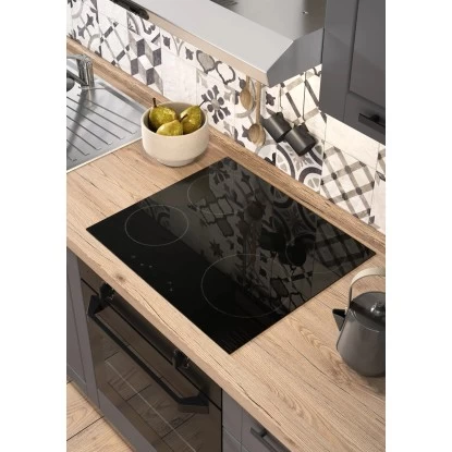 Marinelli Cucine Küchenzeile Liliane 195 Cm Anthrazit-Eiche Hell 7 Marinelli Cucine Küchenzeile Liliane 195 Cm Anthrazit-Eiche Hell – Bild 5
