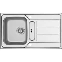 Pyramis Einbauspüle Athena 1 1/4B 1D Edelstahl