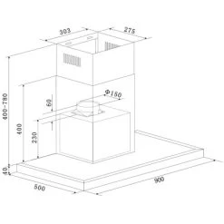 Respekta Backofen-Hauben Set EBDH-SET44090BS 90 Cm Black Steel 22 Respekta Backofen-Hauben Set EBDH-SET44090BS 90 Cm Black Steel -Küchenwerkzeug – los geht’s! 825075 4384 CH44090BSA 04