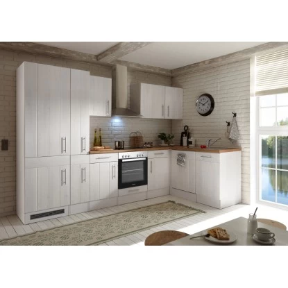 Respekta Premium Winkelküche 310 Cm Landhaus Lärche Weiß Nachbildung 3 Respekta Premium Winkelküche 310 Cm Landhaus Lärche Weiß Nachbildung
