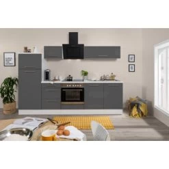 Respekta Premium Küchenzeile 270 Cm Grau Hochglanz-Weiß 16 Respekta Premium Küchenzeile 270 Cm Grau Hochglanz-Weiß -Küchenwerkzeug – los geht’s! 8318 RP270WGC Kchenzeile 2
