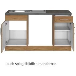 Held Möbel Küchenzeile Sorrento 210 Cm Wotaneiche-Wotaneiche O. E-Geräte Winkel -Küchenwerkzeug – los geht’s! 853388 11016600 4