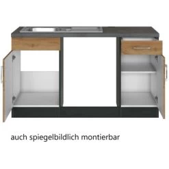 Held Möbel Küchenzeile Sorrento 210 Cm Wotaneiche-Grafit Ohne E-Geräte Winkel 20 Held Möbel Küchenzeile Sorrento 210 Cm Wotaneiche-Grafit Ohne E-Geräte Winkel -Küchenwerkzeug – los geht’s! 853390 11016600 4