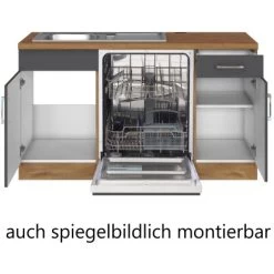 Held Möbel Küchenzeile Sorrento 210/ 270 Cm Anthrazit-Wotaneiche Winkel -Küchenwerkzeug – los geht’s! 853414 11016600 4