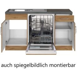 Held Möbel Küchenzeile Sorrento 210/ 270 Cm Wotaneiche Winkel -Küchenwerkzeug – los geht’s! 853419 11016600 4
