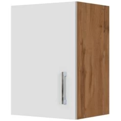 Held Möbel Hängeschrank Sorrento BxHxT 40 Cm X 57 Cm X 34 Cm Weiß-Wotaneiche