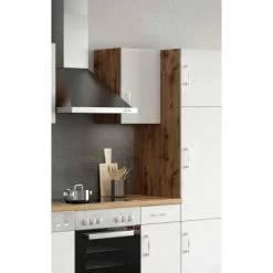 Held Möbel Hängeschrank Sorrento BxHxT 40 Cm X 57 Cm X 34 Cm Weiß-Wotaneiche -Küchenwerkzeug – los geht’s! 853727 11016600 11