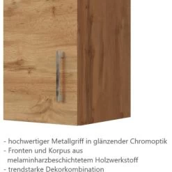 Held Möbel Hängeschrank Sorrento BxHxT 50 X 57 X 34 Cm Wotaneiche-Wotaneiche -Küchenwerkzeug – los geht’s! 853741 11016600 5