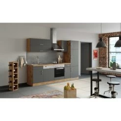 Held Möbel Klapphängeschrank Sorrento B110 X H57 X T34 Cm Anthrazit-Wotaneiche -Küchenwerkzeug – los geht’s! 853750 11016600 10