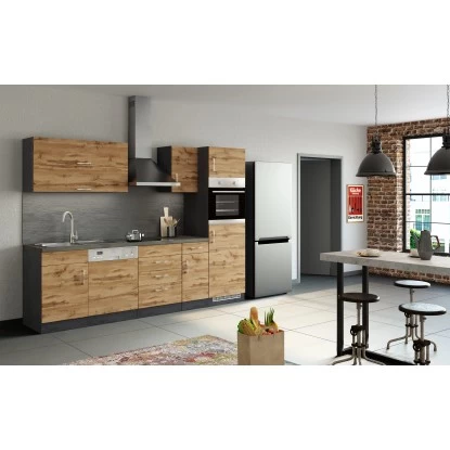 Held Möbel Klapphängeschrank Sorrento BxHxT 110 X 57 X 34 Cm Wotaneiche-Grafit 12 Held Möbel Klapphängeschrank Sorrento BxHxT 110 X 57 X 34 Cm Wotaneiche-Grafit – Bild 10